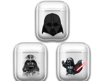 Darth Vader AirPods Case, Clear Star Wars Cover