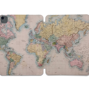Weltkarte 2025 iPad 11th 7th gen mini Erde 2024 iPad Air 11 iPad Pro 13 iPad Air 3 4 5 Mini 6 5 4 iPad 9.7 10.2 10.5 iPad Pro 10.5 11 12.9