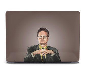 Dwight Schrute Macbook Case, "The Office" Fan Art Cover