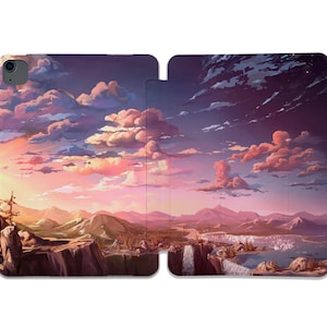 Paesaggio 2024 iPad Air 11" iPad Pro 13" Vernice iPad 9.7"/10.2"/10.5"/11" Nuvole iPad Air 4 5 Cascata iPad mini 6/5 Montagne iPad 2020