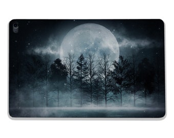 Full Moon iPad Air 3 4 5 case with pencil holder Forest iPad 9.7 10.2 Pro 11 Pro 12.9 case Nature iPad mini 5 case Trees iPad mini 4 case