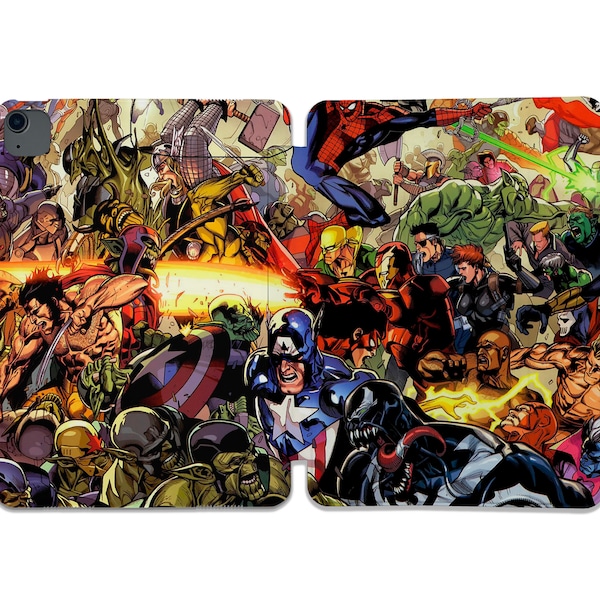 Avengers iPad Pro 11 Case Marvel iPad Air 4 5 Case Superhero iPad Mini 4 5 Case iPad 10.5 case iPad 10.2 case iPad 8 case iPad 9.7 case