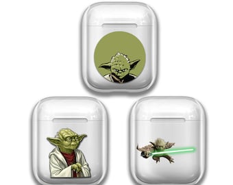 Yoda Airpods Case Clear Star Wars Air Pods Cover Headphone