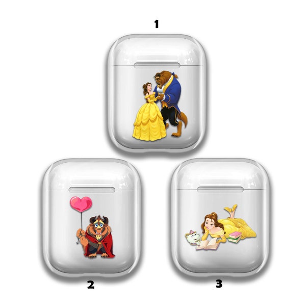 Beauty and the Beast AirPods 3 case Disney AirPods cover headphone Silicone Air Pods Pro holder TPU