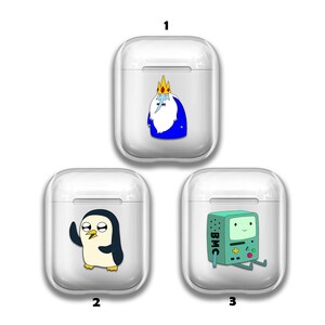 Etui Cartoon AirPods 3 Przezroczyste etui Adventure Time Air Pods na słuchawki Silikonowy uchwyt Air Pods Pro TPU