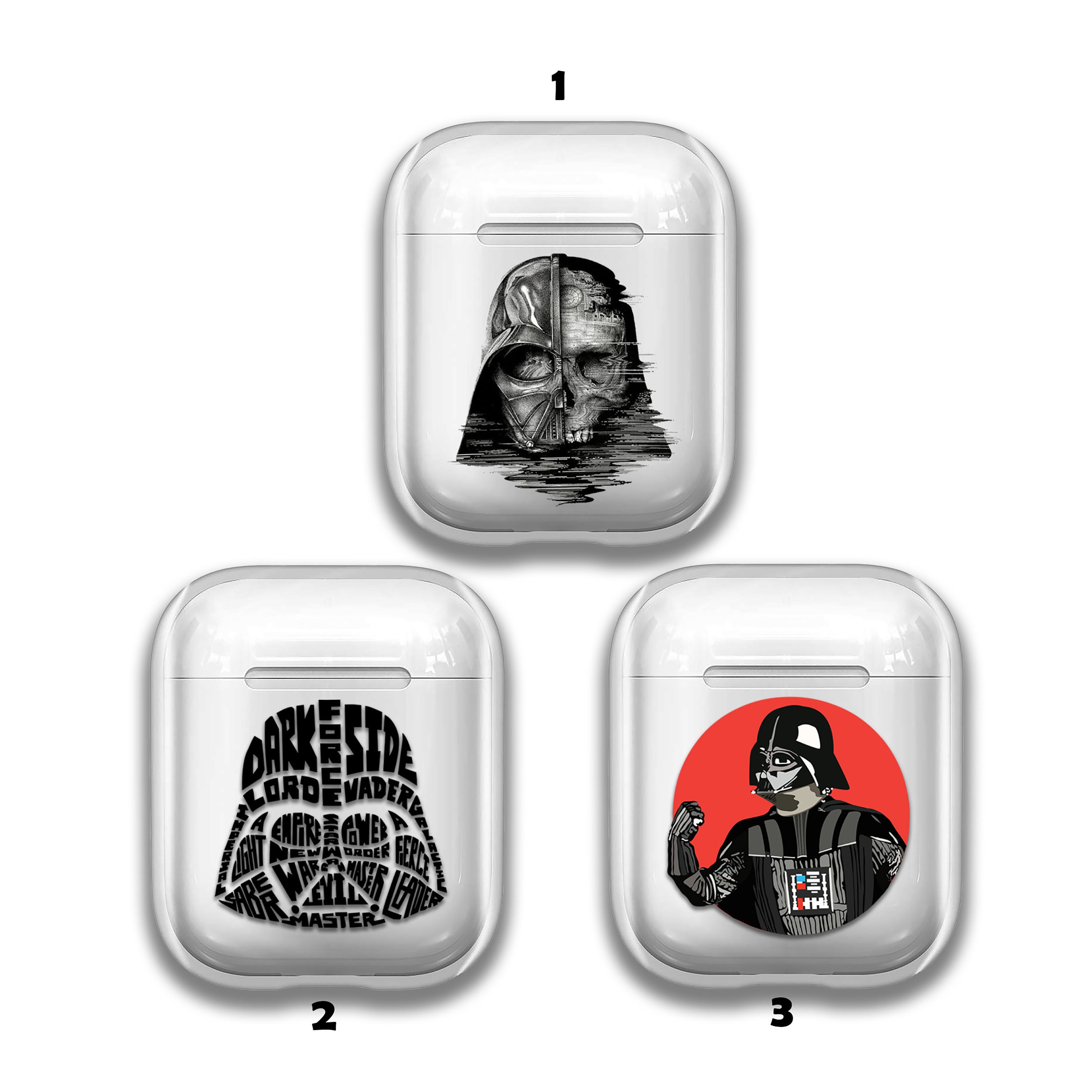 Star Wars Cover Airpods Case Clear Darth Vader Air Pods Cover