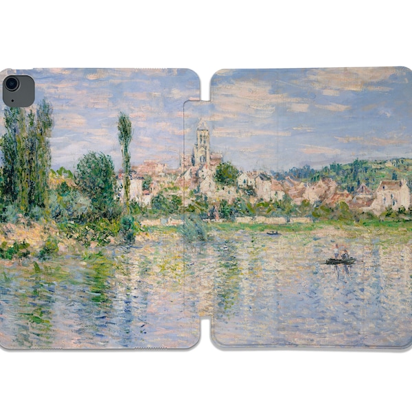 Claude Monet iPad 10.2 inch Case Vintage Art iPad 9.7 Lake iPad 12.9 case 2020 2021 Case Water iPad Air 4 5 Mini Aesthetic iPad 5 Retro case