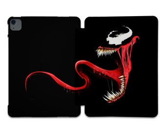 Venom iPad Case, Marvel Hero Fan Art, Protective Hard Cover