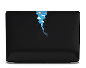 Diving Macbook Case, Blue Diver Design