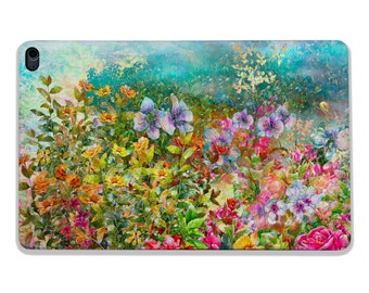 Floral Garden iPad Case, Protective Book Cover