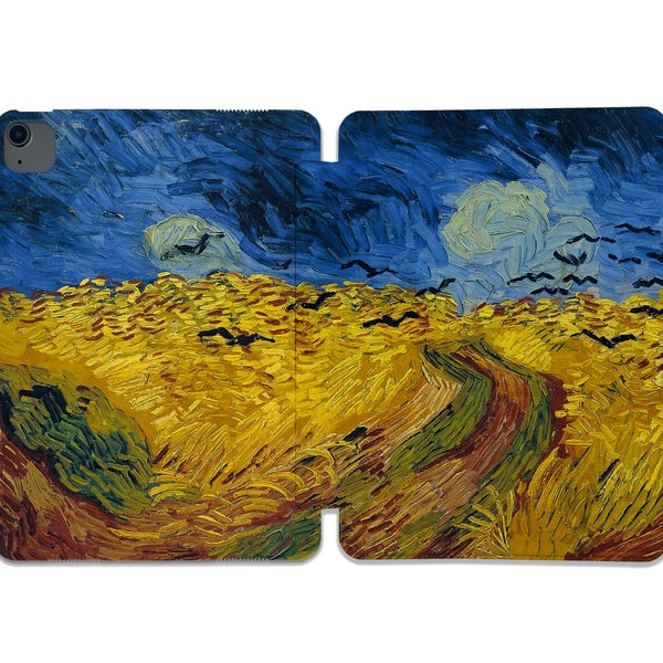 Van Gogh ipad Pro 11 case Wheatfield with Crows 2020 iPad Air 3 4 5 Case 2019 iPad Pro 10.5 case iPad 10.2 2021 9 gen Girl ipad 10.5 case