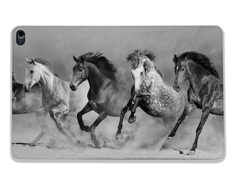 Running Horses iPad Case, Book Style Cover, Apple Pencil Slot