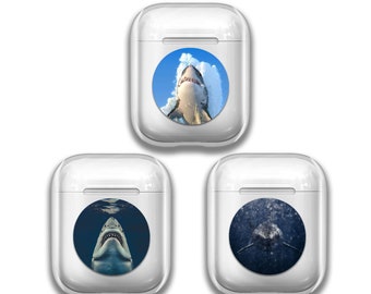 Shark AirPods 3-hoes AirPods-hoes Dierenhoofdtelefoon Siliconen Air Pods Pro-houder TPU