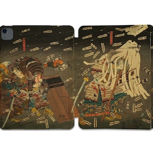 iPad 11th 7th gen mini Samurai 2025 iPad Air 11&quot; iPad Pro 13&quot; Vintage Art iPad Pro 11 iPad Air 3 4 5 iPad Pro 12.9 iPad Pro 11