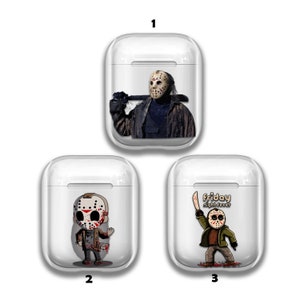 Halloween AirPods 3 case Clear Horror Air Pods cover headphone Silicone Jason Air Pods Pro holder TPU