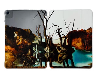 Salvador Dali Elephant iPad Case, Vintage Art iPad Cover