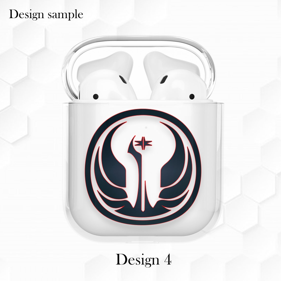Star Wars logo AirPods case Clear AirPods cover headphone Etsy