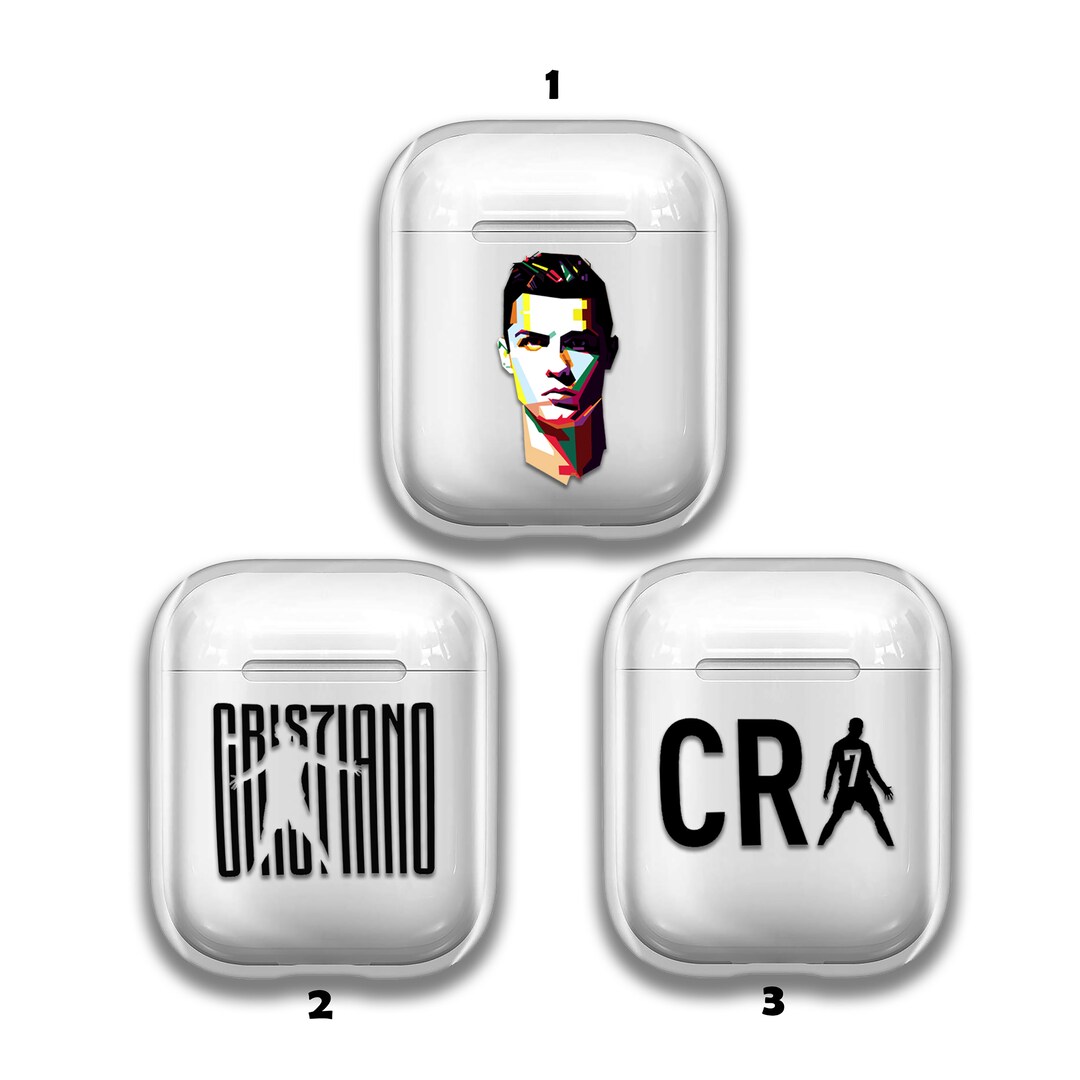 Ronaldo Airpods Case Clear Football Air Pods Cover Sport
