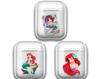 Little Mermaid AirPods Case: Disney Princess Ariel, Protective Silicone