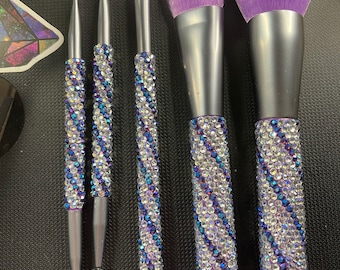Purple Swirl Brush Set
