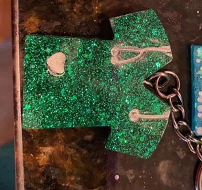 Scrub top key chain key accessories nursing must have one of a kind made in the USA