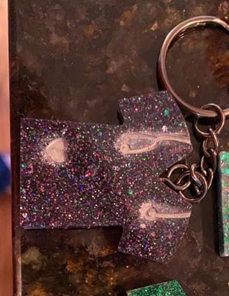 Scrub top key chain key accessories nursing must have one of a kind made in the USA