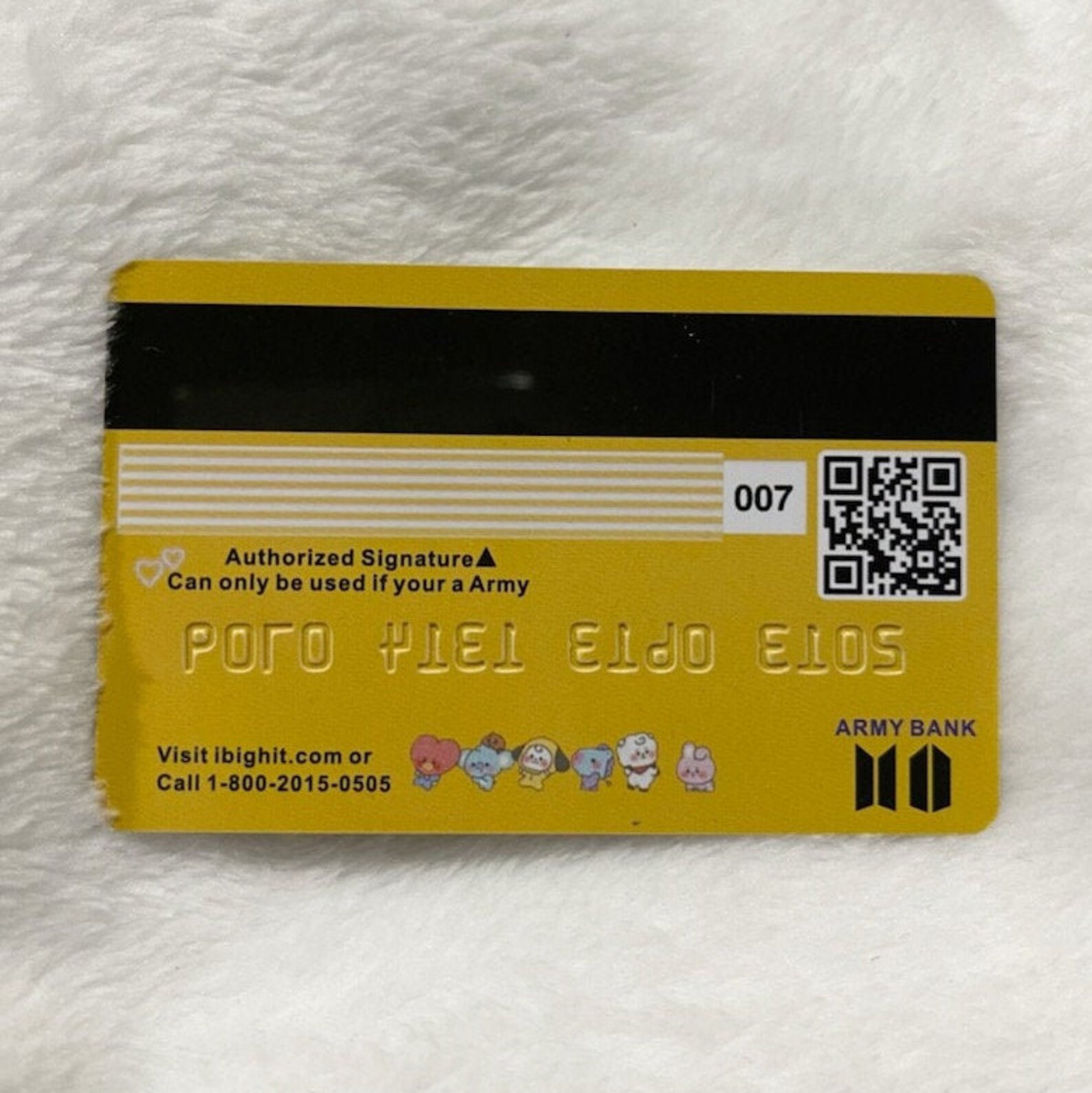 BTS Army Credit Card Etsy