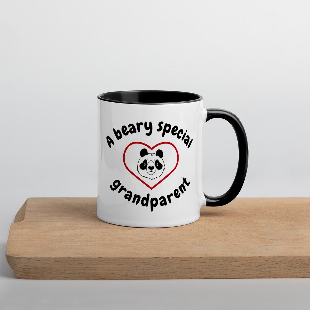 A Beary Special Grandparent Mug With Colour Inside Panda Mug Etsy UK