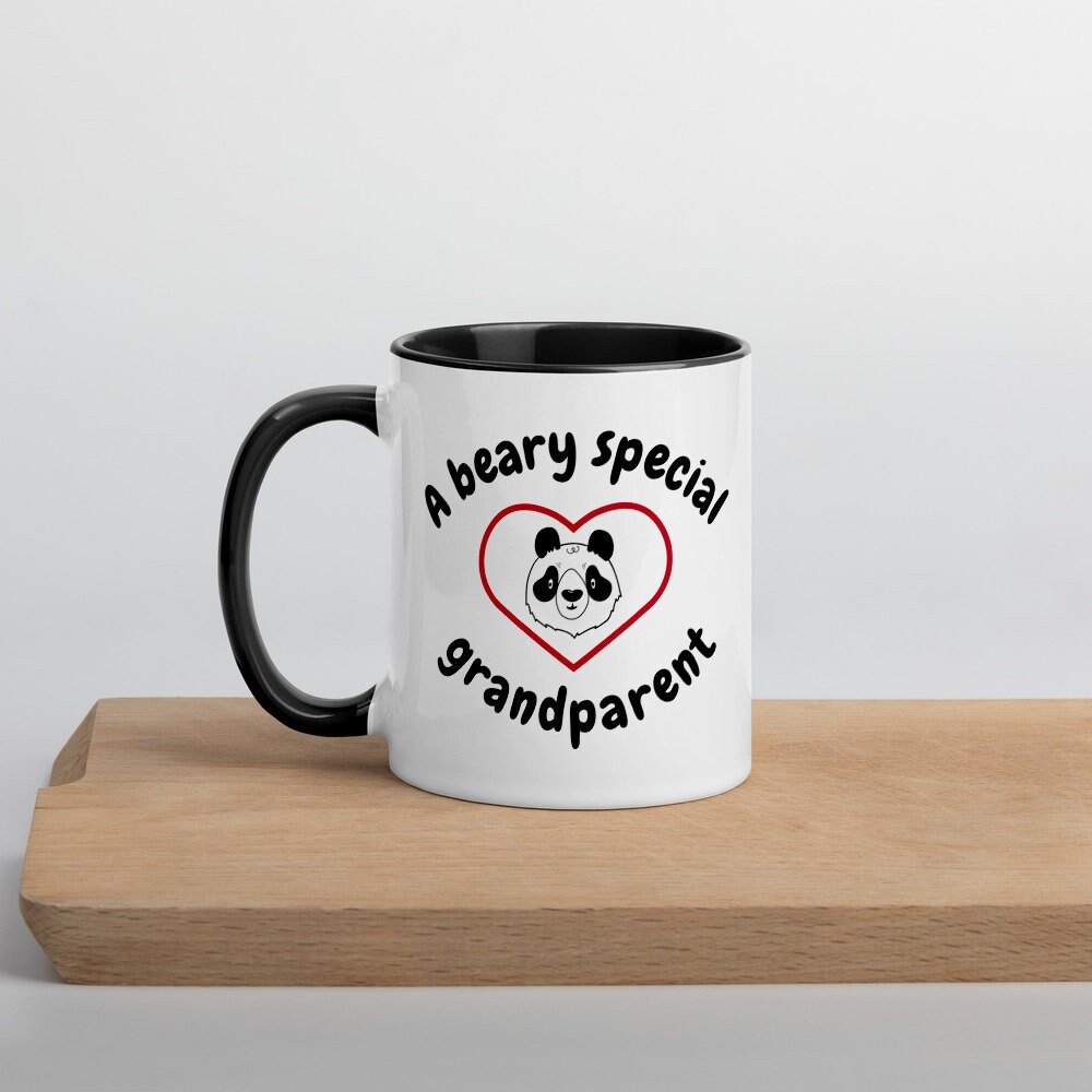 A Beary Special Grandparent Mug With Colour Inside Panda Mug Etsy UK