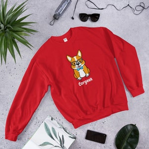 Corgeek Unisex Sweatshirt Corgi Sweatshirt Corgi Sweater - Etsy