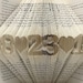 Folded Book Art - Origami Book - Unique Birthday Gift - Wedding