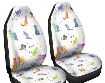 cat themed car seat covers