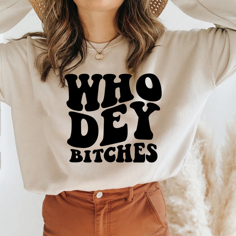 Who Dey Bitches Svg Gameday Vibes SVG Game Day Svg Football - Etsy