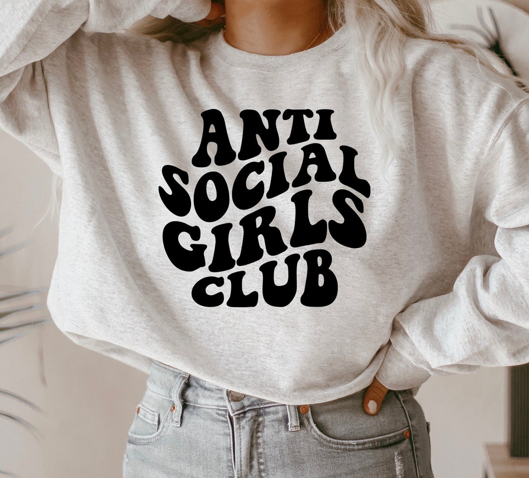 Anti Social GIRLS Club Svg, Anti Social Club, Anti Social Girl Club SVG ...