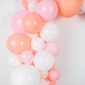 Pink Balloon Garland Kit, Valentines Day Party, Halloween, Blush balloons, Heart Balloons, Balloon Garland Kit, DIY Balloon Heart