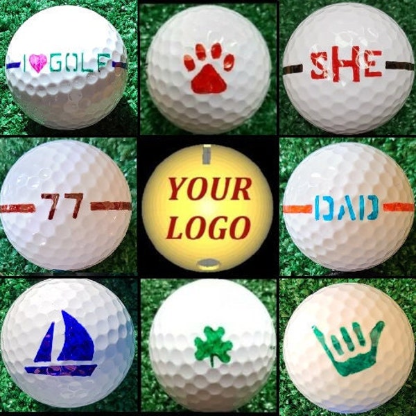 Custom Golf Ball Stencils & Markers