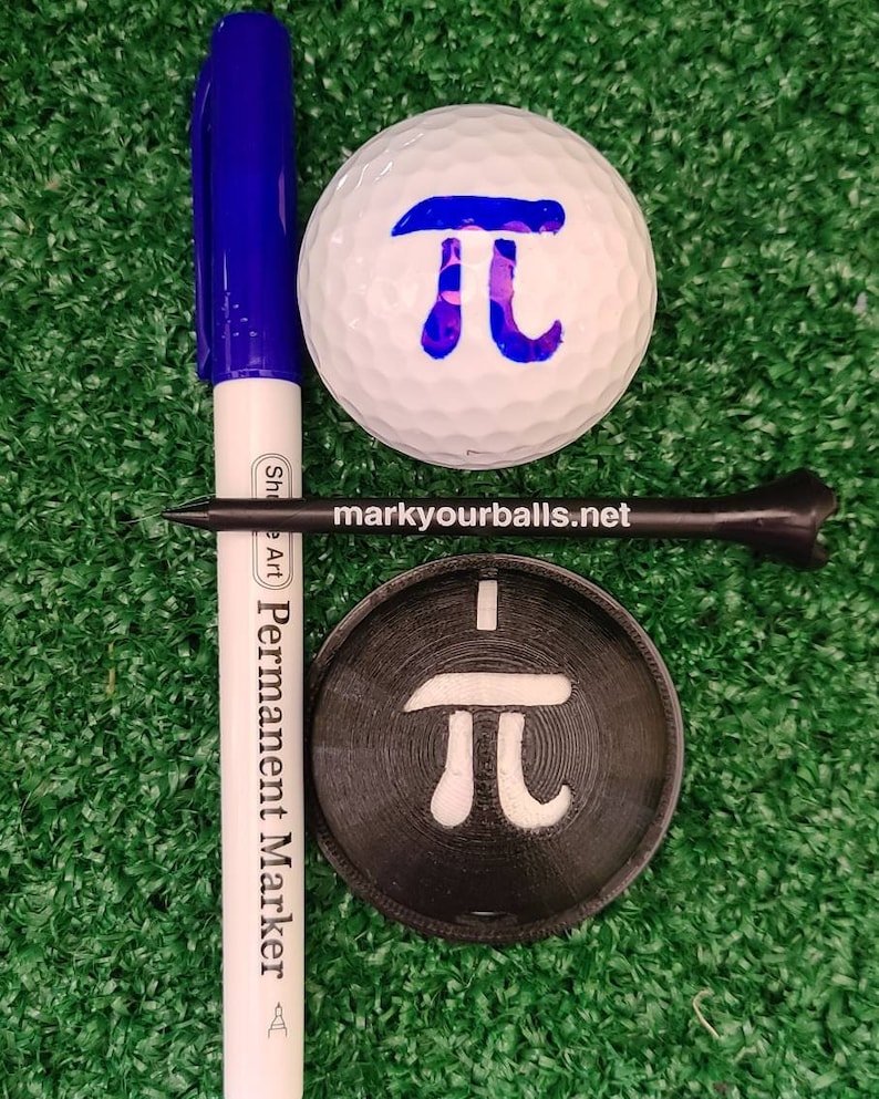 Personalized Golf Ball Stencil Custom Initials Between Etsy