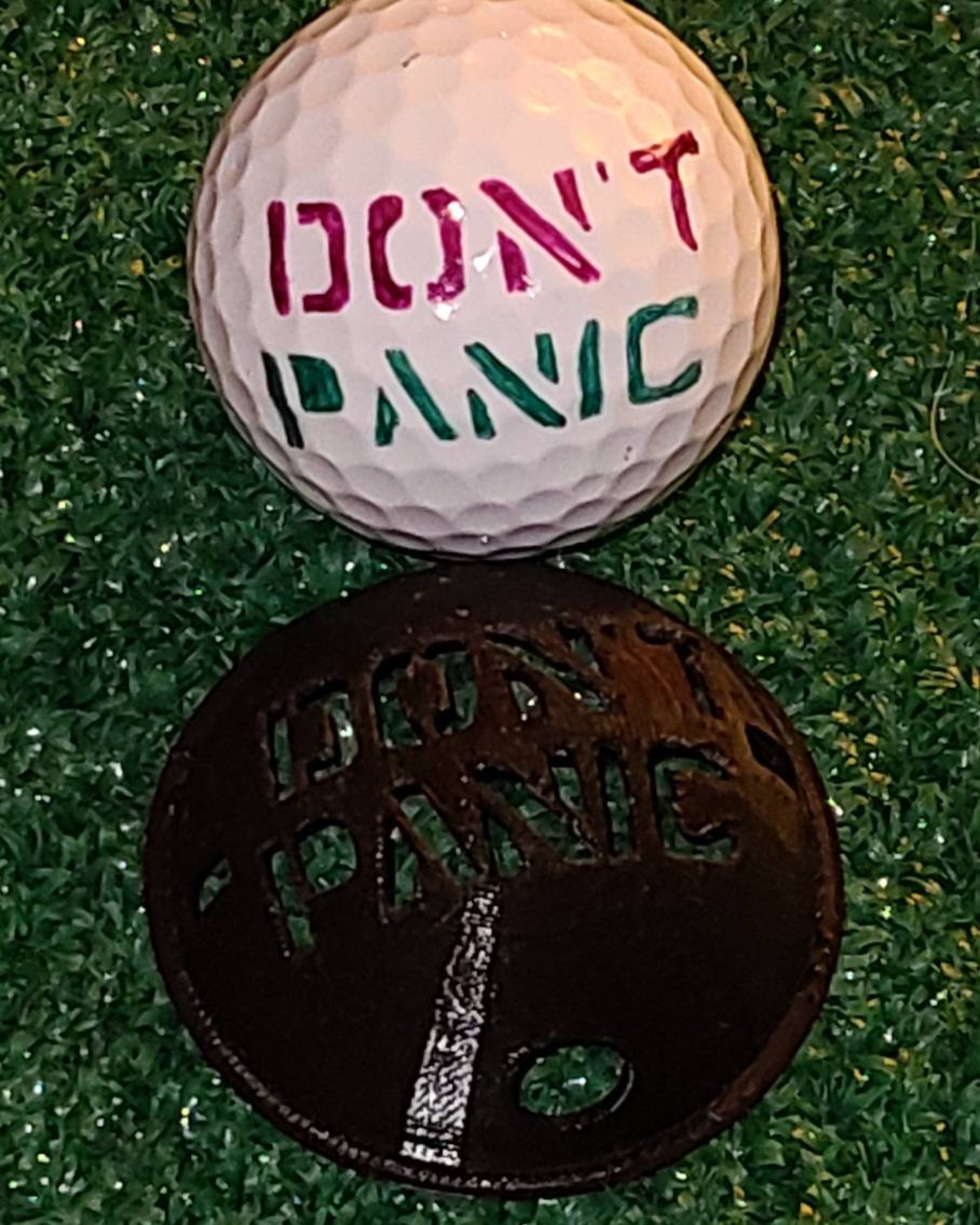 Personalized Golf Ball Stencil Custom Initials Between Etsy