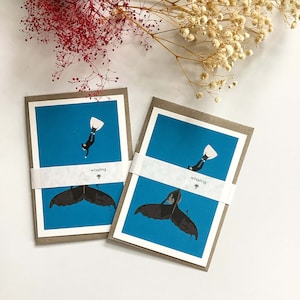 Whaling Postcard | Nautical Beach | Ocean lovers | Coastal Art | Ocean Art | Whale Shark | Sharks Print