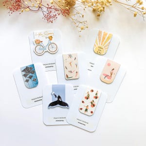Magnetic Bookmarks - Choice of 7 bookmarks
