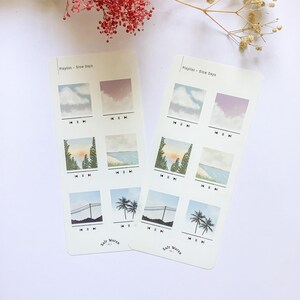 Playlist - Slow Days | Sticker Sheet | Tiny Stickers | Stationery | Playlist sticker | Bullet Journal Stickers