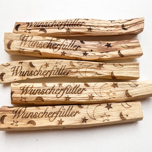 Palo Santo Räucherstick mit Botschaft Wunscherfüller für die Rauhnächte / Raunächte geeignet Bild 5