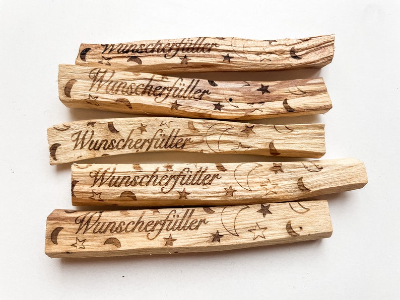 Palo Santo Räucherstick mit Botschaft Wunscherfüller für die Rauhnächte / Raunächte geeignet Bild 5