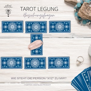 Tarot | Relatievragen | Waarzeggerij | Tarotlezen | Kaartlezen (Tarotlezen, Tarotspreiding) Duits, Engels