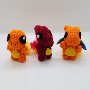 Mini Fire Dragon Lineage Keychains