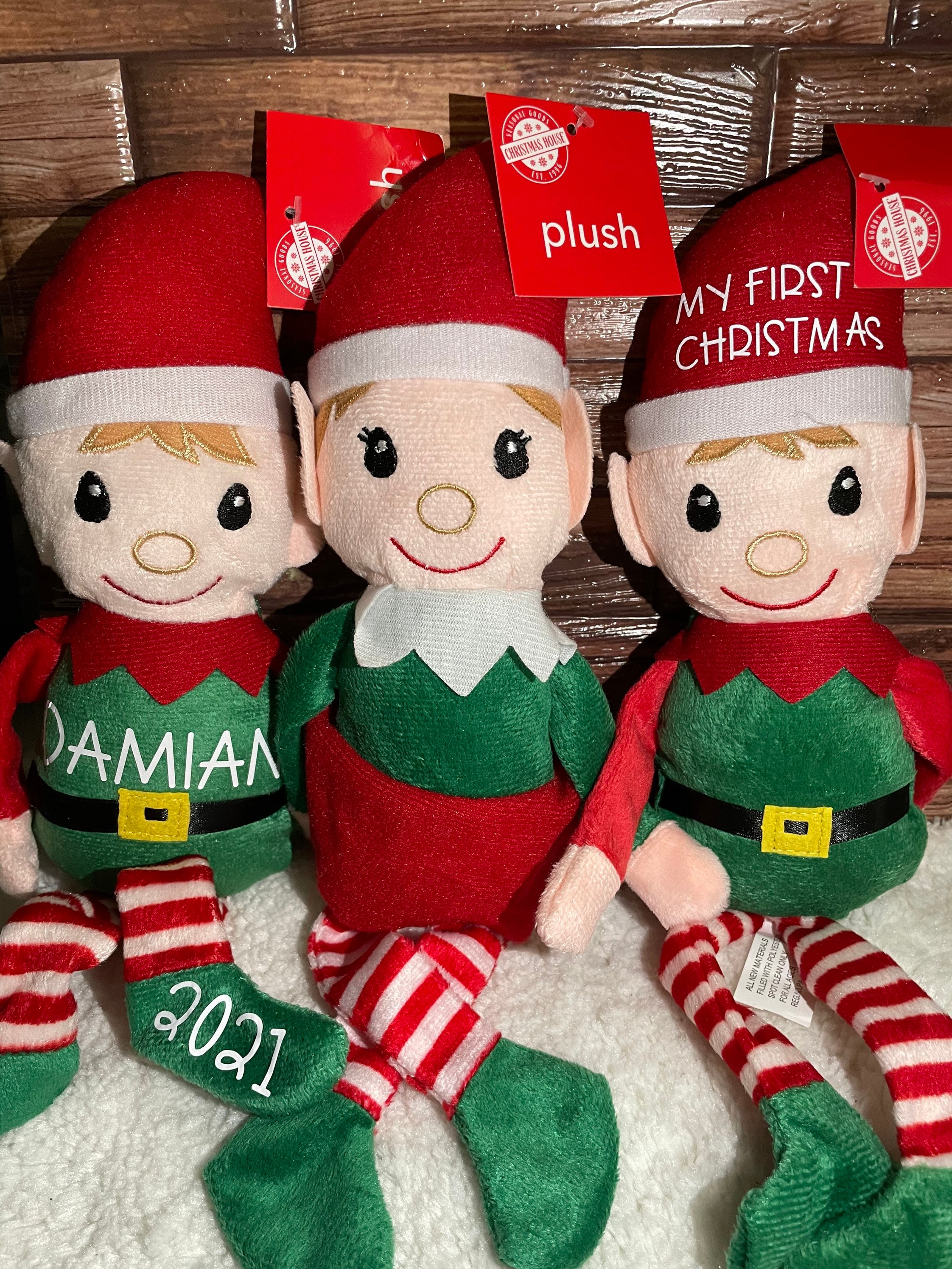 Personalized Plush Elf Custom Name Elves 2022 Plush Elf My - Etsy