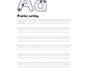 Alphabet Tracing Workbook – Handwriting Practice for Preschool & Kindergarten (Digital Download)
