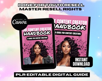 PLR Ebook, DFY Editable Digital Product, Done For You, Content Creation, Resell Template, Master Resell Rights, Canva Template, MRR Ebook