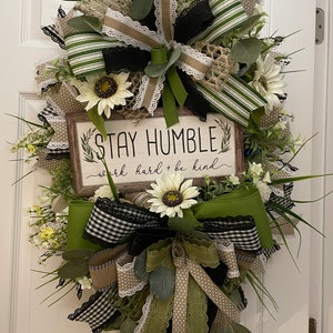 Everyday wreath | Swag | Farmhouse swag | Country decor