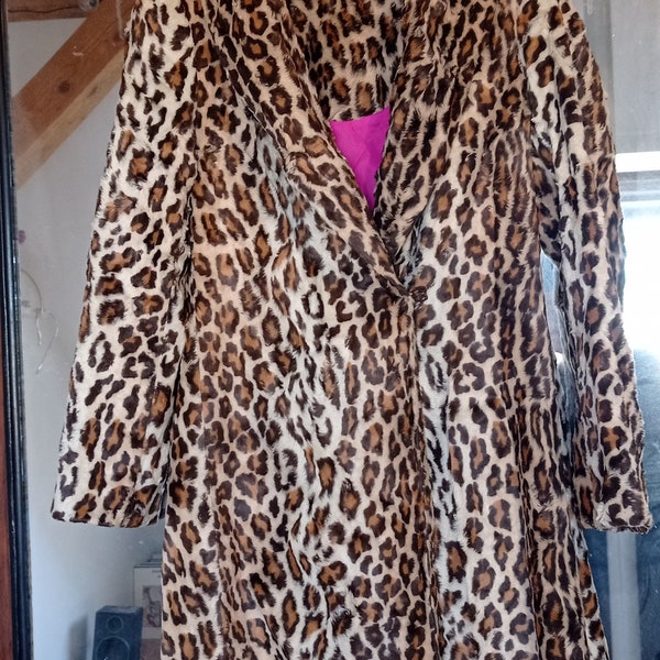 Vintage Leopard Coat